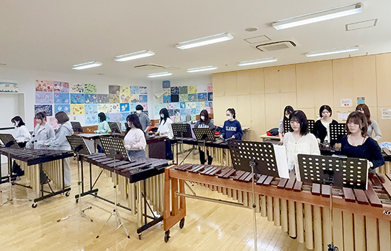 音楽の授業の様子