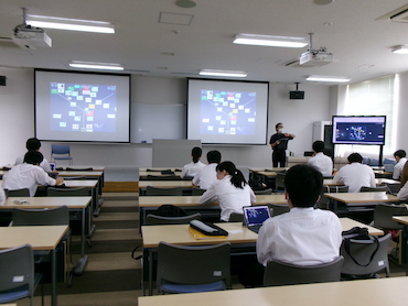 小学校教育実習事前指導の授業でロイロノート・スクールの活用について学びました